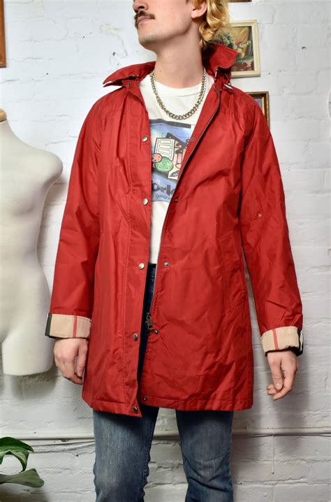 burberry brit pink jacket|Burberry bowpark rain jacket.